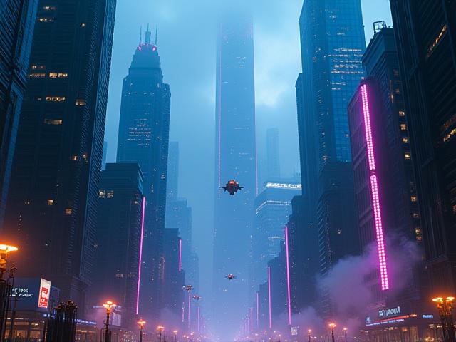 भविष्य का शहर वीएफएक्स परियोजना